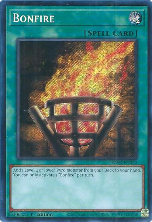 Bonfire (Secret Rare) [RA03-EN073] Secret Rare | Gear Gaming Bentonville
