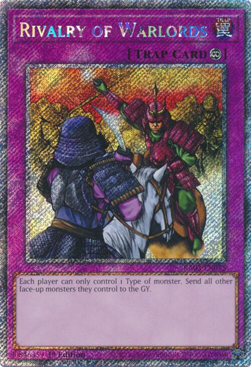 Rivalry of Warlords (Platinum Secret Rare) [RA03-EN075] Platinum Secret Rare | Gear Gaming Bentonville