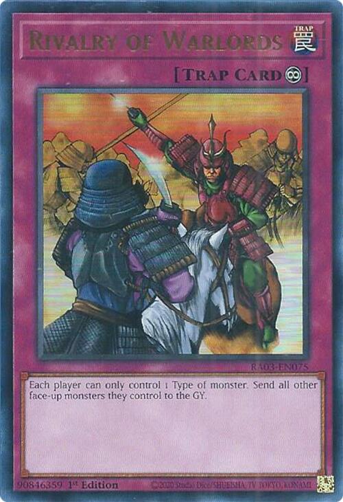 Rivalry of Warlords (UR) [RA03-EN075] Ultra Rare | Gear Gaming Bentonville