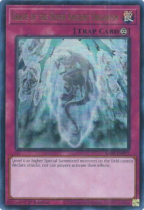 Grave of the Super Ancient Organism (UR) [RA03-EN077] Ultra Rare | Gear Gaming Bentonville