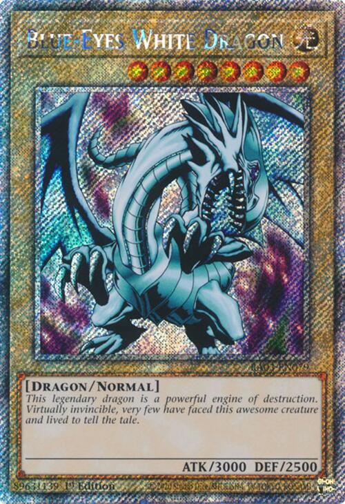 Blue-Eyes White Dragon (Platinum Secret Rare) [RA03-EN079] Platinum Secret Rare | Gear Gaming Bentonville