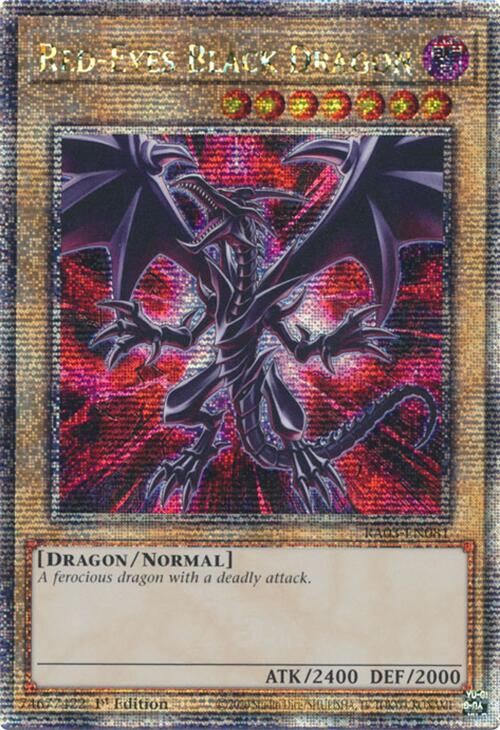 Red-Eyes Black Dragon (Quarter Century Secret Rare) [RA03-EN081] Quarter Century Secret Rare | Gear Gaming Bentonville