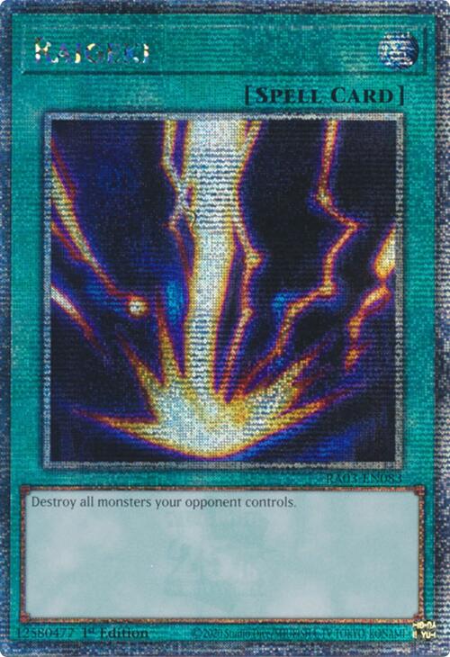 Raigeki (Quarter Century Secret Rare) [RA03-EN083] Quarter Century Secret Rare | Gear Gaming Bentonville