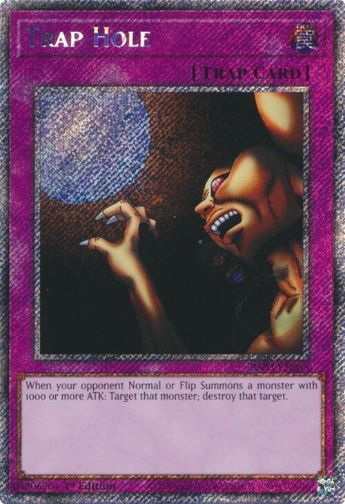 Trap Hole (Platinum Secret Rare) [RA03-EN085] Platinum Secret Rare | Gear Gaming Bentonville