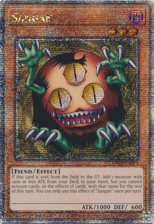 Sangan (Quarter Century Secret Rare) [RA03-EN089] Quarter Century Secret Rare | Gear Gaming Bentonville