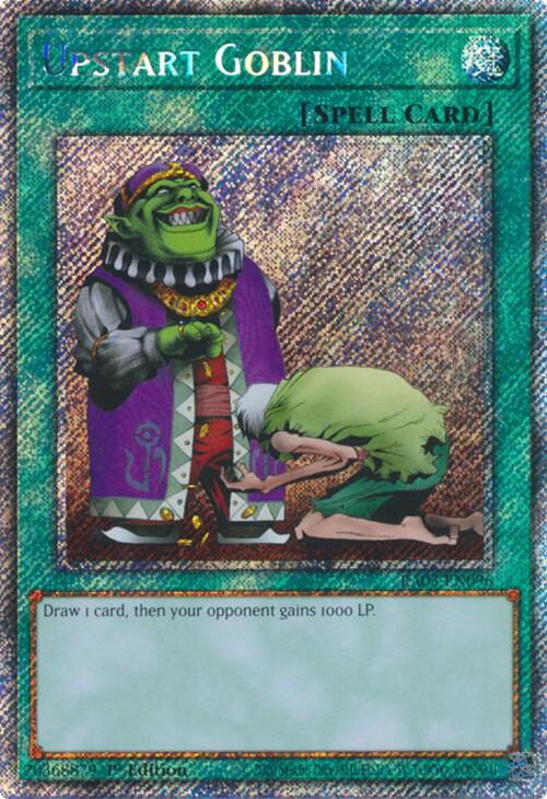 Upstart Goblin (Platinum Secret Rare) [RA03-EN096] Platinum Secret Rare | Gear Gaming Bentonville