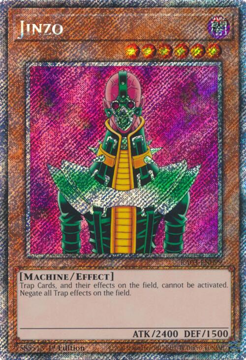 Jinzo (Platinum Secret Rare) [RA03-EN099] Platinum Secret Rare | Gear Gaming Bentonville