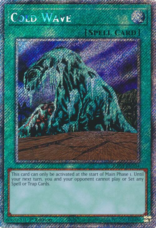 Cold Wave (Platinum Secret Rare) [RA03-EN104] Platinum Secret Rare | Gear Gaming Bentonville