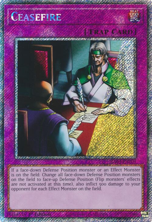 Ceasefire (Platinum Secret Rare) [RA03-EN105] Platinum Secret Rare | Gear Gaming Bentonville