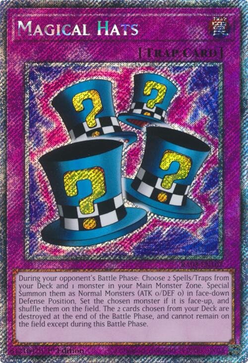 Magical Hats (Platinum Secret Rare) [RA03-EN107] Platinum Secret Rare | Gear Gaming Bentonville