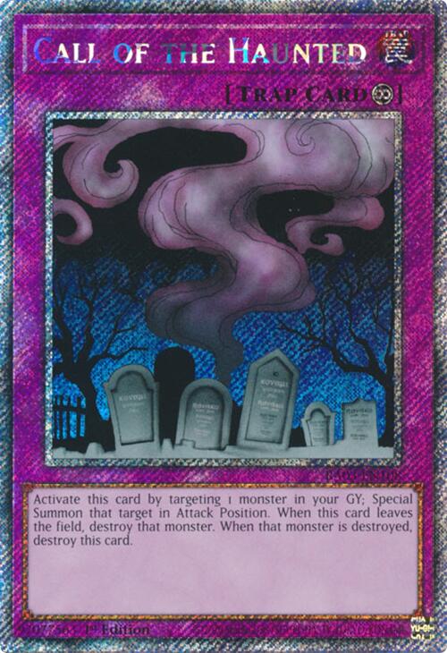 Call of the Haunted (Platinum Secret Rare) [RA03-EN108] Platinum Secret Rare | Gear Gaming Bentonville