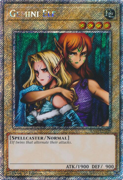 Gemini Elf (Platinum Secret Rare) [RA03-EN109] Platinum Secret Rare | Gear Gaming Bentonville