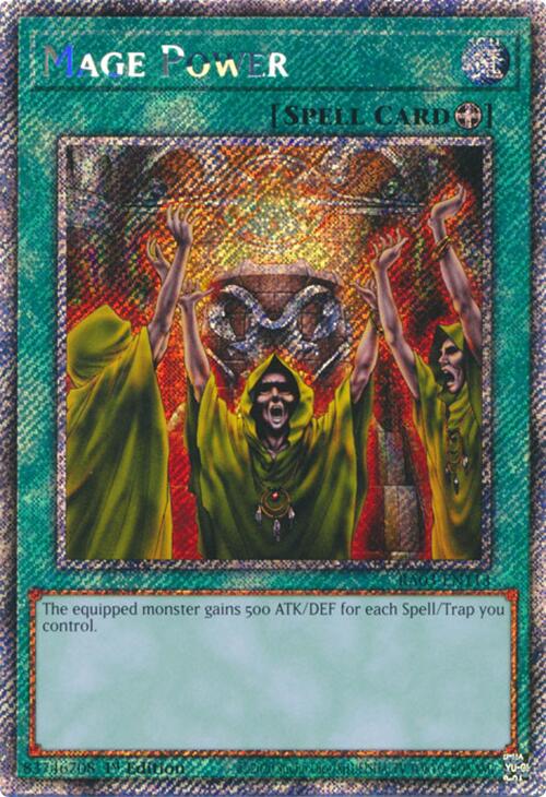 Mage Power (Platinum Secret Rare) [RA03-EN113] Platinum Secret Rare | Gear Gaming Bentonville