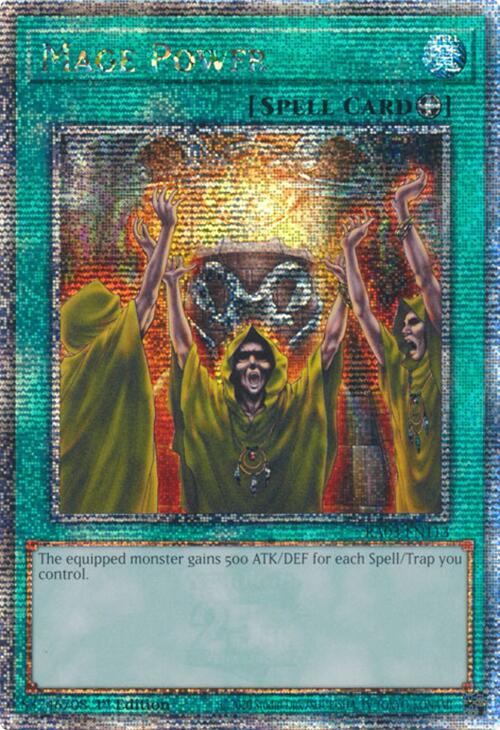 Mage Power (Quarter Century Secret Rare) [RA03-EN113] Quarter Century Secret Rare | Gear Gaming Bentonville