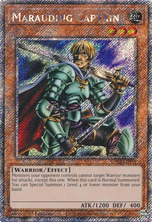 Marauding Captain (Platinum Secret Rare) [RA03-EN118] Platinum Secret Rare | Gear Gaming Bentonville