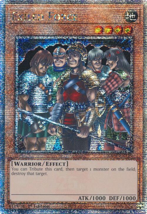 Exiled Force (Quarter Century Secret Rare) [RA03-EN119] Quarter Century Secret Rare | Gear Gaming Bentonville