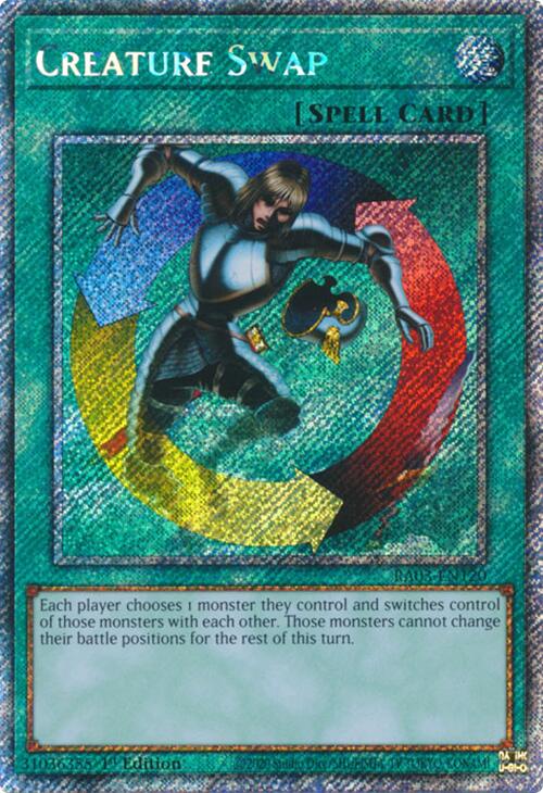 Creature Swap (Platinum Secret Rare) [RA03-EN120] Platinum Secret Rare | Gear Gaming Bentonville