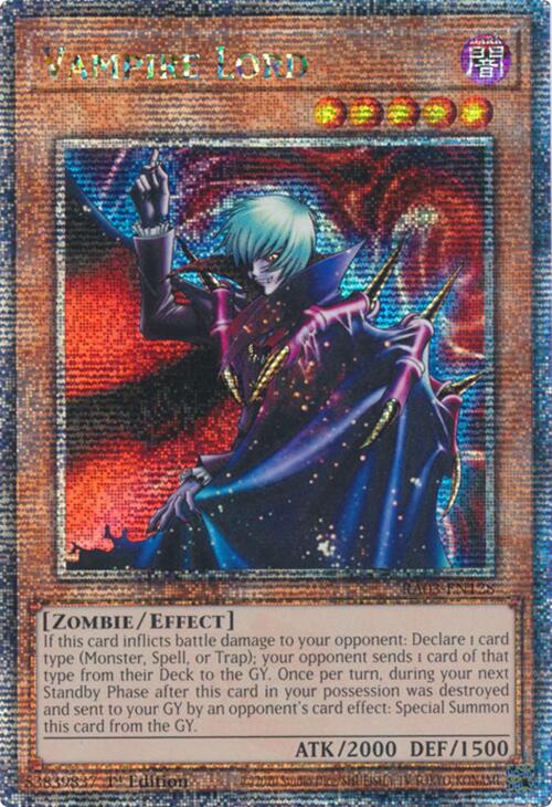 Vampire Lord (Quarter Century Secret Rare) [RA03-EN128] Quarter Century Secret Rare | Gear Gaming Bentonville
