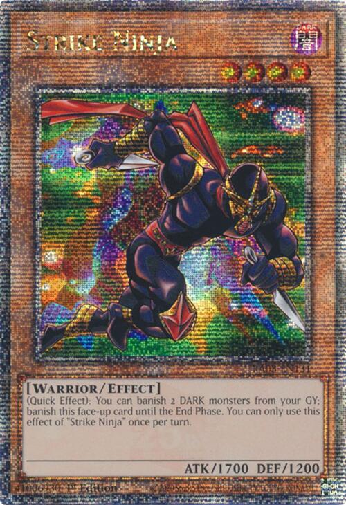 Strike Ninja (Quarter Century Secret Rare) [RA03-EN131] Quarter Century Secret Rare | Gear Gaming Bentonville