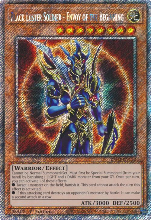 Black Luster Soldier - Envoy of the Beginning (Platinum Secret Rare) [RA03-EN132] Platinum Secret Rare | Gear Gaming Bentonville