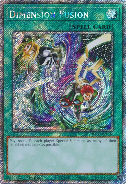Dimension Fusion (Platinum Secret Rare) [RA03-EN136] Platinum Secret Rare | Gear Gaming Bentonville