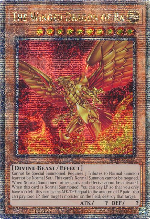The Winged Dragon of Ra (Quarter Century Secret Rare) [RA03-EN137] Quarter Century Secret Rare | Gear Gaming Bentonville