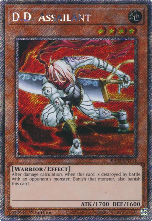 D.D. Assailant (Platinum Secret Rare) [RA03-EN141] Platinum Secret Rare | Gear Gaming Bentonville