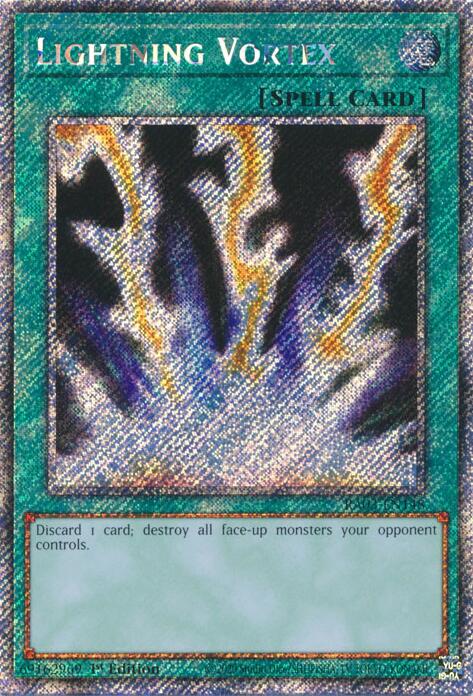 Lightning Vortex (Platinum Secret Rare) [RA03-EN148] Platinum Secret Rare | Gear Gaming Bentonville
