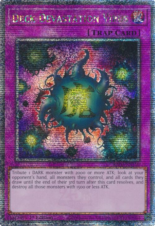 Deck Devastation Virus (Quarter Century Secret Rare) [RA03-EN150] Quarter Century Secret Rare | Gear Gaming Bentonville