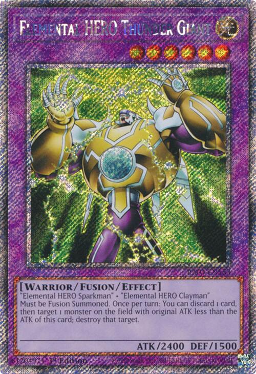 Elemental HERO Thunder Giant (Platinum Secret Rare) [RA03-EN153] Platinum Secret Rare | Gear Gaming Bentonville
