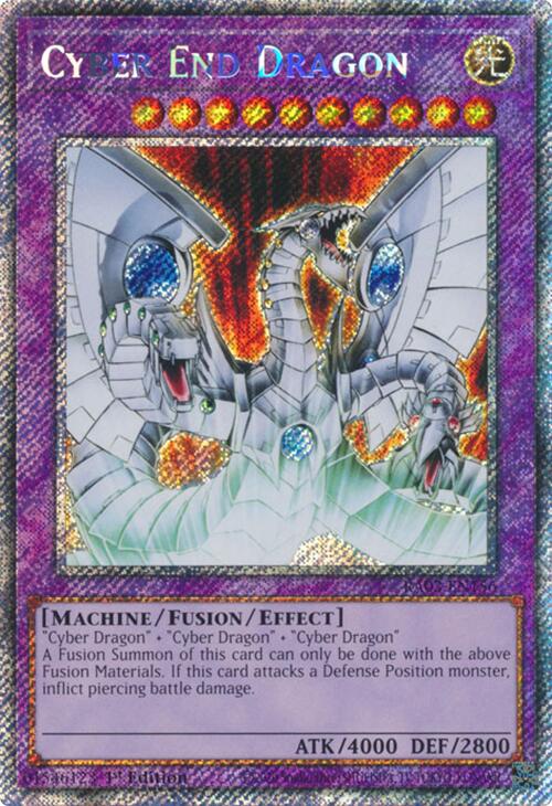 Cyber End Dragon (Platinum Secret Rare) [RA03-EN156] Platinum Secret Rare | Gear Gaming Bentonville