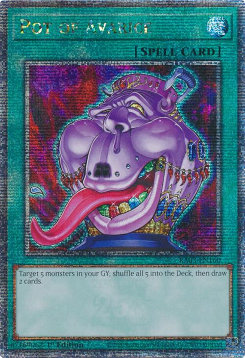 Pot of Avarice (Quarter Century Secret Rare) [RA03-EN160] Quarter Century Secret Rare | Gear Gaming Bentonville