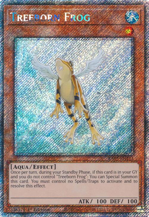 Treeborn Frog (Platinum Secret Rare) [RA03-EN161] Platinum Secret Rare | Gear Gaming Bentonville