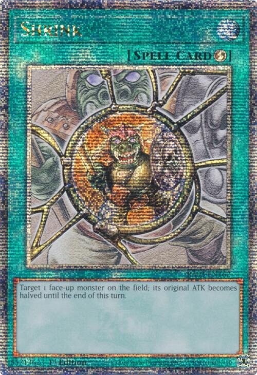 Shrink (Quarter Century Secret Rare) [RA03-EN162] Quarter Century Secret Rare | Gear Gaming Bentonville