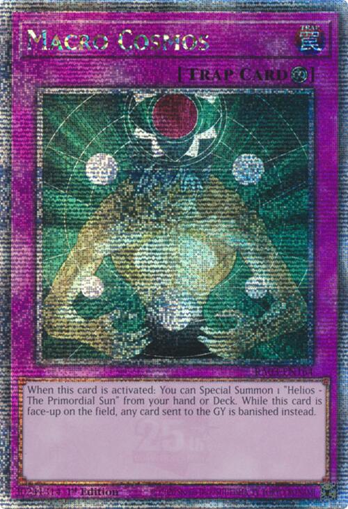Macro Cosmos (Quarter Century Secret Rare) [RA03-EN164] Quarter Century Secret Rare | Gear Gaming Bentonville