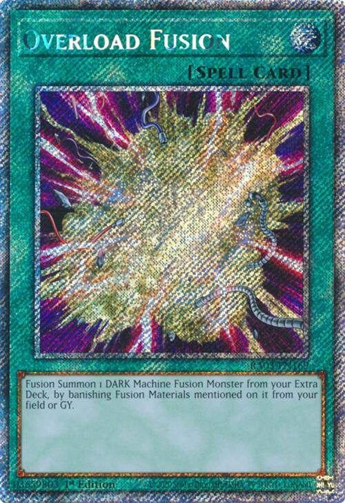 Overload Fusion (Platinum Secret Rare) [RA03-EN169] Platinum Secret Rare | Gear Gaming Bentonville