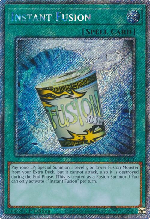 Instant Fusion (Platinum Secret Rare) [RA03-EN171] Platinum Secret Rare | Gear Gaming Bentonville