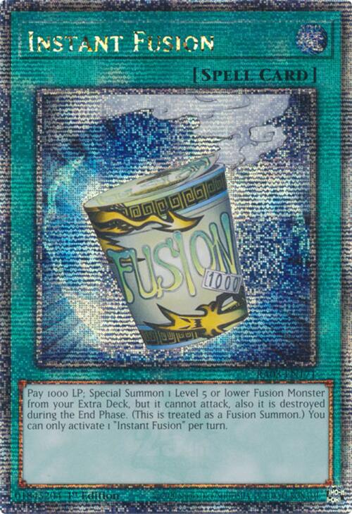 Instant Fusion (Quarter Century Secret Rare) [RA03-EN171] Quarter Century Secret Rare | Gear Gaming Bentonville