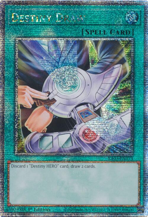 Destiny Draw (Quarter Century Secret Rare) [RA03-EN173] Quarter Century Secret Rare | Gear Gaming Bentonville