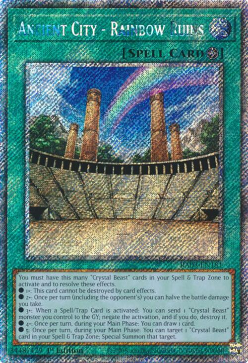 Ancient City - Rainbow Ruins (Platinum Secret Rare) [RA03-EN181] Platinum Secret Rare | Gear Gaming Bentonville