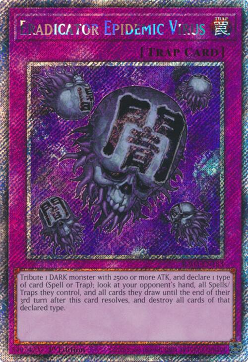 Eradicator Epidemic Virus (Platinum Secret Rare) [RA03-EN183] Platinum Secret Rare | Gear Gaming Bentonville