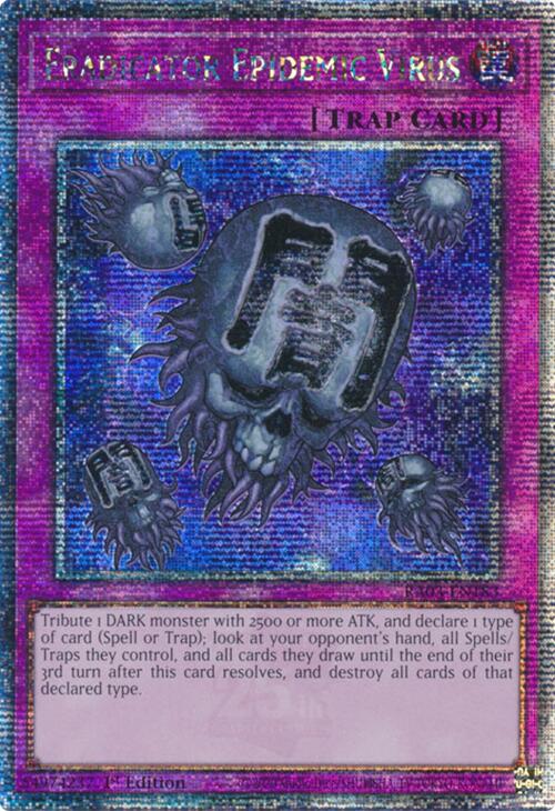 Eradicator Epidemic Virus (Quarter Century Secret Rare) [RA03-EN183] Quarter Century Secret Rare | Gear Gaming Bentonville