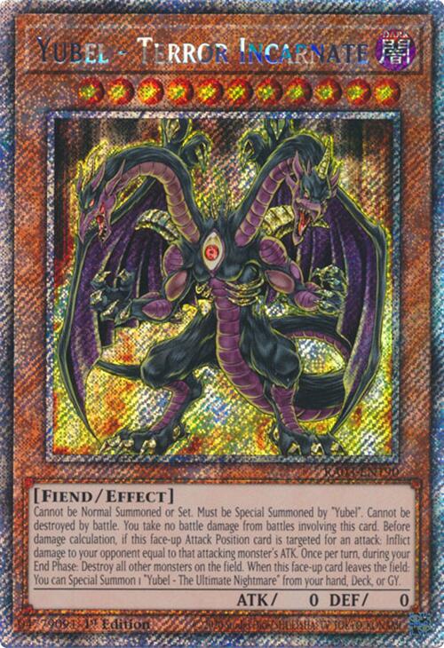 Yubel - Terror Incarnate (Platinum Secret Rare) [RA03-EN190] Platinum Secret Rare | Gear Gaming Bentonville