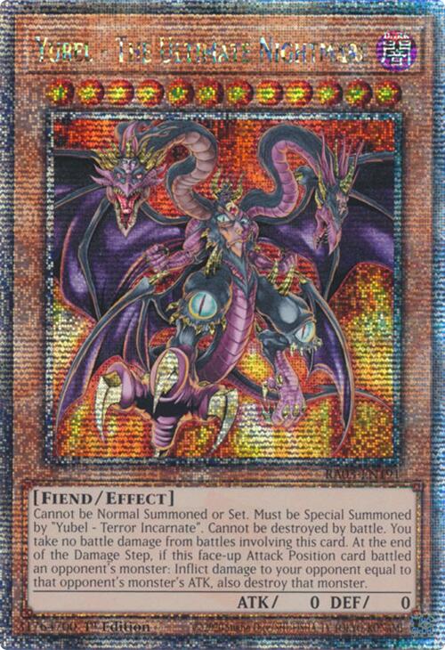 Yubel - The Ultimate Nightmare (Quarter Century Secret Rare) [RA03-EN191] Quarter Century Secret Rare | Gear Gaming Bentonville