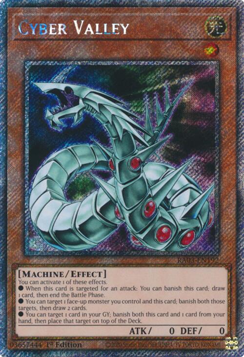 Cyber Valley (Platinum Secret Rare) [RA03-EN192] Platinum Secret Rare | Gear Gaming Bentonville