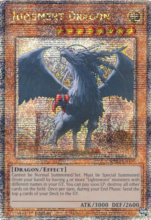Judgment Dragon (Quarter Century Secret Rare) [RA03-EN196] Quarter Century Secret Rare | Gear Gaming Bentonville