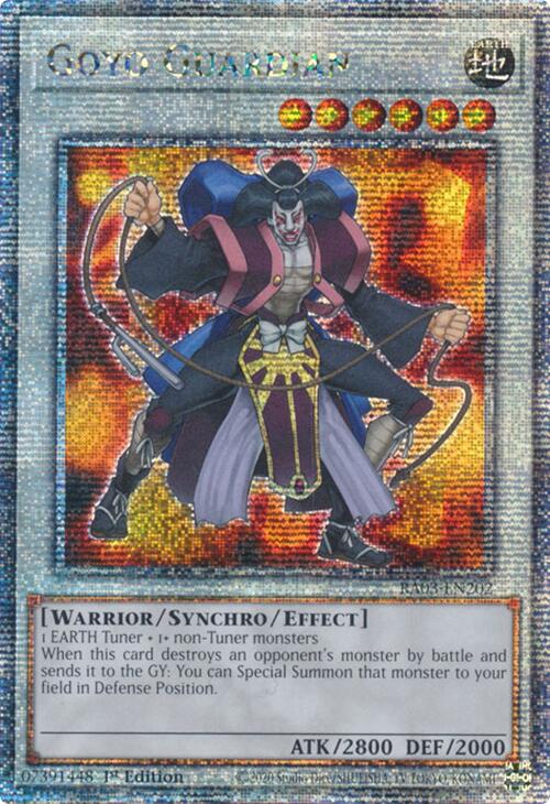 Goyo Guardian (Quarter Century Secret Rare) [RA03-EN202] Quarter Century Secret Rare | Gear Gaming Bentonville