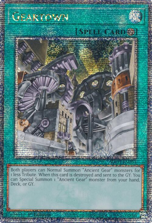 Geartown (Quarter Century Secret Rare) [RA03-EN203] Quarter Century Secret Rare | Gear Gaming Bentonville