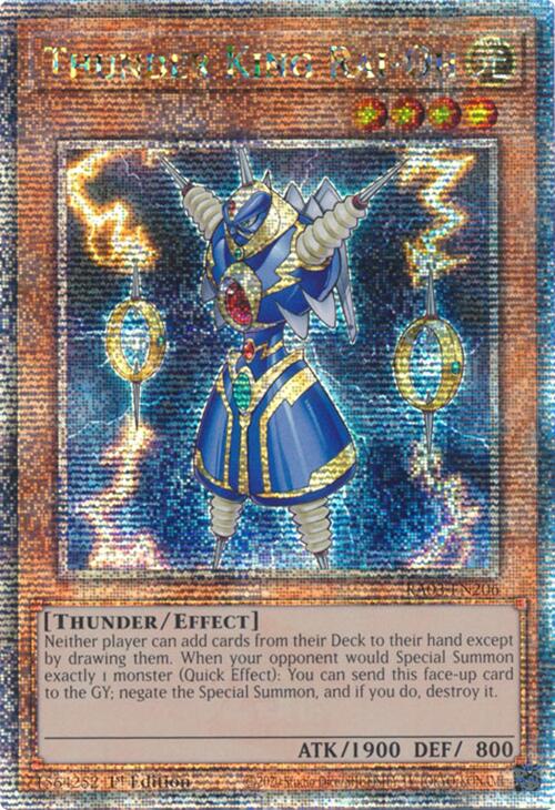 Thunder King Rai-Oh (Quarter Century Secret Rare) [RA03-EN206] Quarter Century Secret Rare | Gear Gaming Bentonville