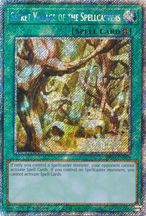 Secret Village of the Spellcasters (Platinum Secret Rare) [RA03-EN209] Platinum Secret Rare | Gear Gaming Bentonville